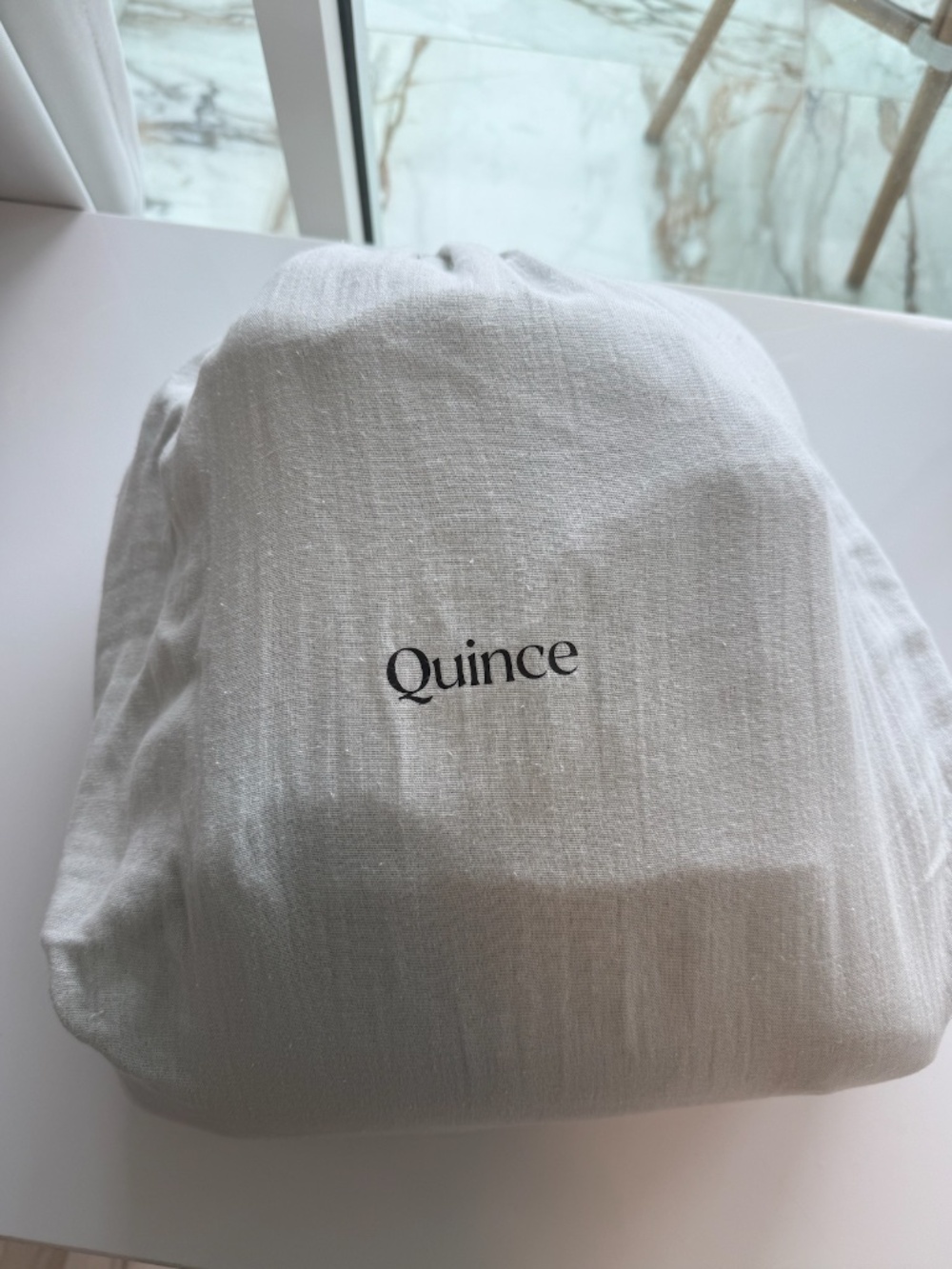 Quince Organic Cotton Gauze Blanket King/Cal King Mist !!SET!! - Picture 10 of 10